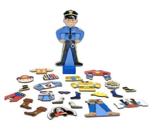 Melissa & Doug Magnetická obliekacie Bábika Billy (1)