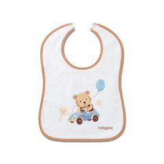 Froté podbradník s podšívkou, nepremokavý, béžový,  BabyOno