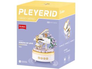 Sluban Pleyerid M38-P8013 Hracia skrinka Piano Sonáta lásky (1)