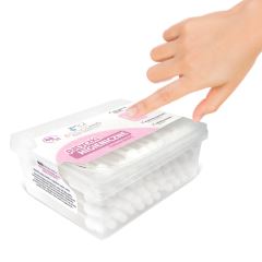 Výhodné balenie - Vatové tyčinky na čistenie nosa, uší a pupku, 3x 60 ks (3)