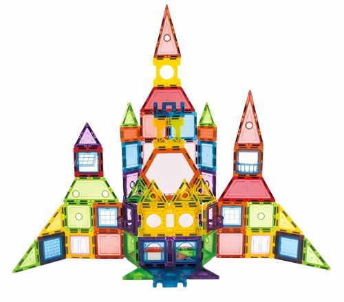 Magnetická 3D stavebnica Space castle 130ks