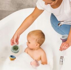 BabyOno Silikónové hrnčeky do vody - CUP INTO (3)