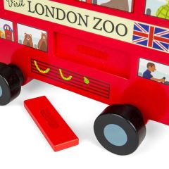 Bigjigs Toys Ťahacia hračka Londýnsky autobus (4)