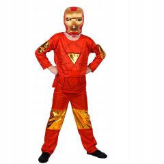 Detský kostým Iron man s maskou a rukavicami 122-134 L (531978)