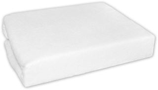 Jersey plachta do kočíka 75 x 35 - biela