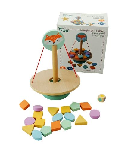 Adam Toys Balančná hra s tvarmi - líška (1)