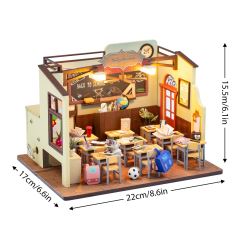 Miniatúra domčeka Školská trieda (13)