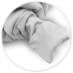 Teplý spací vak so zahrnovacími nohavičkami, Soft Hand Made, šedý, veľ. M (8)