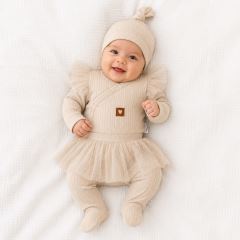 Rebrovaná rastúca súprava 3D Lux, Sweet Angel - béžová (1)