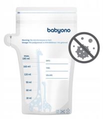 Vrecká na uskladnenie potravy BabyOno, 180 ml - 30ks (2)