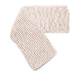 Detská sada, zimná čiapka so šálom + rukavičky 3D, Teddy Bear - béžová (5)