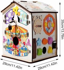 2Kids Toys Activity board Domček biely (2)