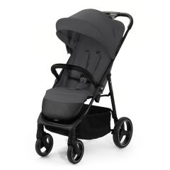 Športový kočík Kinderkraft TRIG 3 – ľahký skladací kočík do 25 kg - sivý (1)