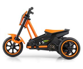 Detská motokára RIDER – šliapací gokart, 3+, nosnosť 30 kg - oranž (1)