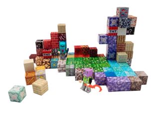 Magnetická stavebnica Minecraft Special blocks 102ks (1)