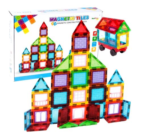 Magnetická 3D stavebnica Buildings 45ks