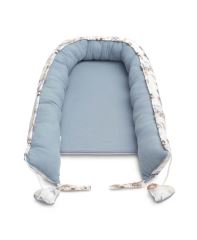 Hniezdočko, kokon pre bábätko mušelín, Dráčik jeans (570205)