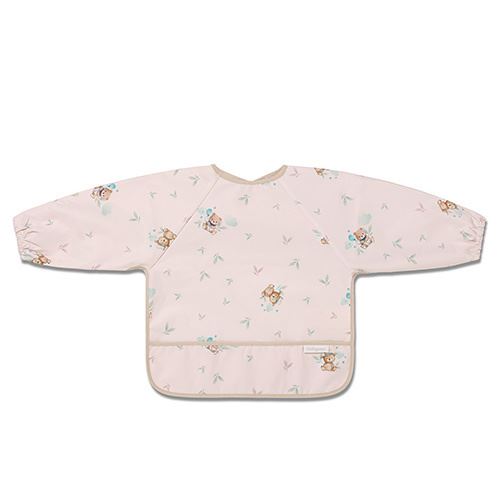 Nepremokavá zásterka s rukávmi Teddy, béžová, BabyOno