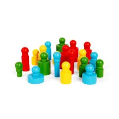 Bigjigs Toys Motorická vkladačka bloky 24 dielikov (5)