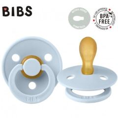 Kaučukový cumlík, BIBSKaučukový cumlík BIBS, 0-6 m, sv. modrá (1)