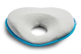 Ergonomický, tvarujúci vankúšik pre bábätko - šedý, tyrkys (560072)