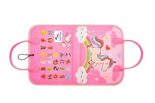 2Kids Toys Senzorická busy kniha Jednorožec 4 (1)