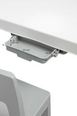 Súprava detského nábytku TOYZ MONTI 1+2, ružová/biela (573629)