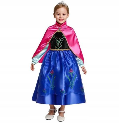Detský kostým ANNA Frozen 122-128 L (523712)