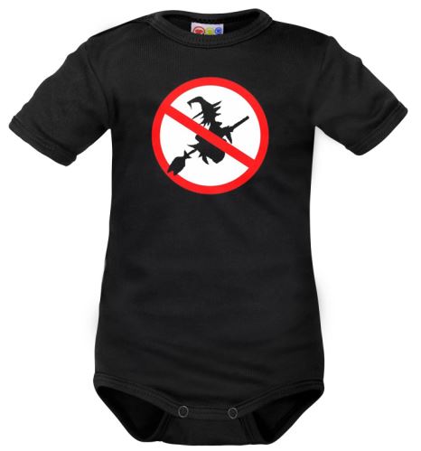 Body krátký rukáv Dejna No Witch - černé