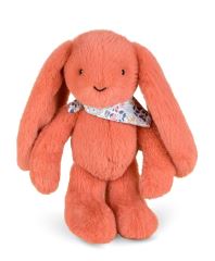 Doudou Plyšový zajačik so šatkou terakotový 35 cm