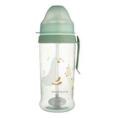 Nevytekatelná fľaštička s slamkou 350 ml Husky – Canpol Babies