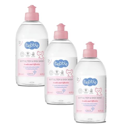 Výhodné balenie - Umývací prostriedok na fľaštičky, cumlíky a hračky - 3x 500 ml (3)