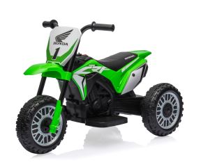 Elektrická detská motorka Honda CRF450R 6V trojkolka - zelená