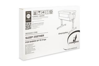 Detská prídavná postieľka Sleep2gether - grafit (572236)