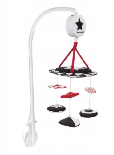 Canpol Babies Kontrastné plyšový kolotoč s melódiami SENSORY TOYS