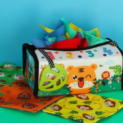 Montessori senzorická krabička so šatkami – 2v1 (7)
