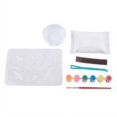 Kreatívna sadrová sada DIY Motýliky - magnety na chladničku (5)