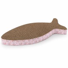 Kartónové škrabadlo FISH – pohodlné peliešok pre každú mačku (3)