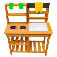 2Kids Toys Drevená záhradná kuchynka s drezom (2)