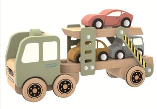 2Kids Toys Drevený autoprepravník (1)