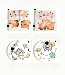 2Kids Toys Activity board Domček biely (1)