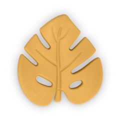 Silikónové hryzadlo List TAKE&amp;MATCH – hryzadlo pre bábätko - žlté