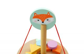 Adam Toys Balančná hra s tvarmi - líška (5)