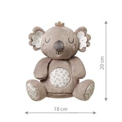 Plyšová hračka s hrkálkou Koala Coco, sivá (4)