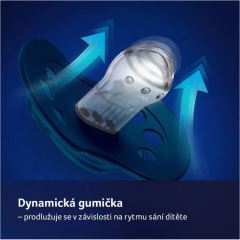 Lovi Silikónové dynamické cumlíky 0-3m, Jungle Vibes Boy - horčica/petrolejová (3)