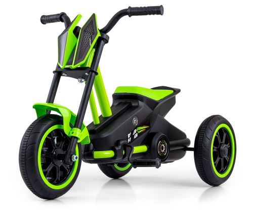 Detská motokára RIDER – šliapací gokart, 3+, nosnosť 30 kg - zelená