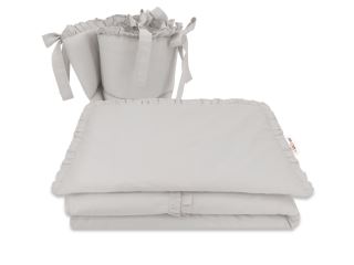 3-dílná sada Mantinel s povlečením, Royal - šedá