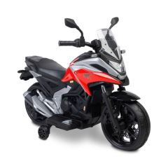 Elektrická motorka Honda NC750X pre deti – LED, USB, 3-8 rokov, červená, čierna (2)