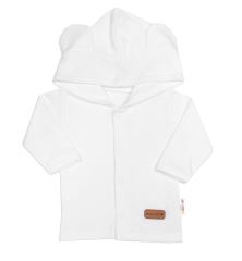 Bavlněná souprava pro miminko do porodnice 5D, Made with love, bílá (11)