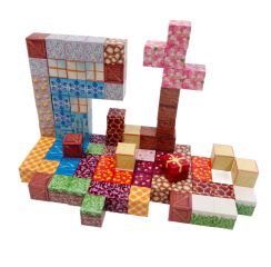 Magnetická stavebnica Minecraft Creeper box 98ks (1)